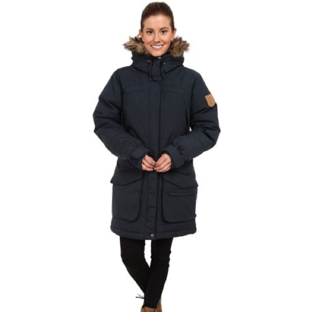 Fjallraven Black Winter Parka Women's Small